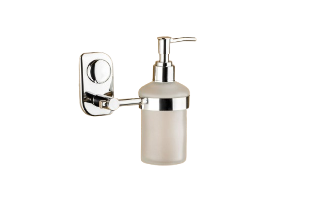 Crystal Stainless Steel (250mL) Liquid Soap Dispenser (Glass)