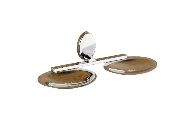 Jewel Stainless Steel Double Soap Dish