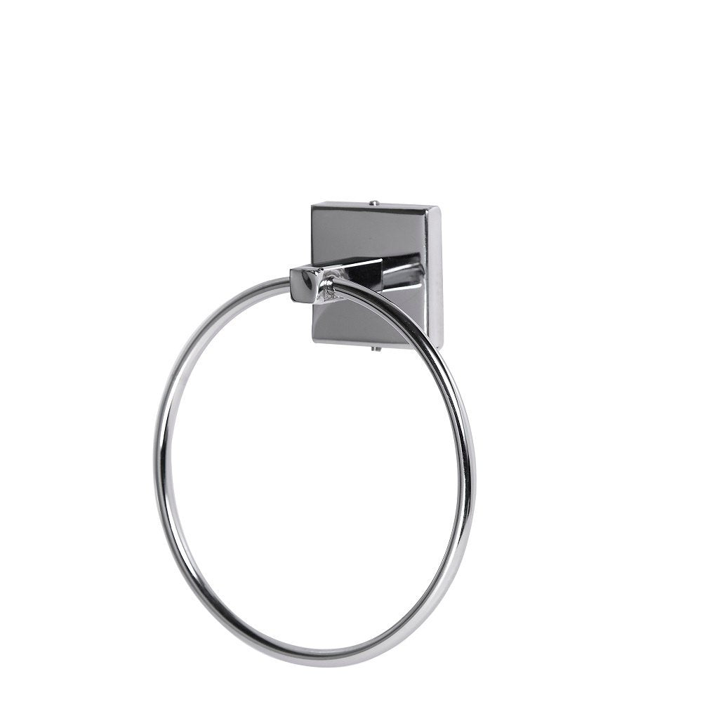 Square Concealed Stainless Steel (Round) Towel Ring