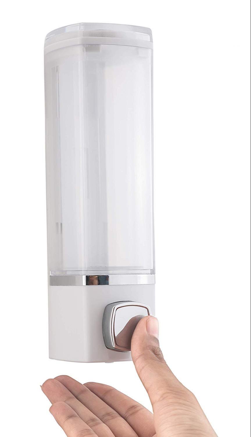 Cubix White (350mL) Liquid Soap Dispenser (ABS)