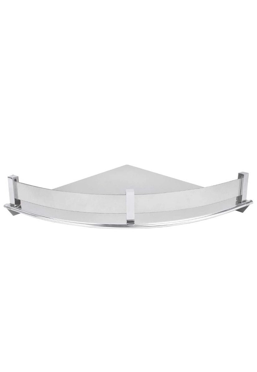 Curve Stainless Steel Corner Shelf Tray