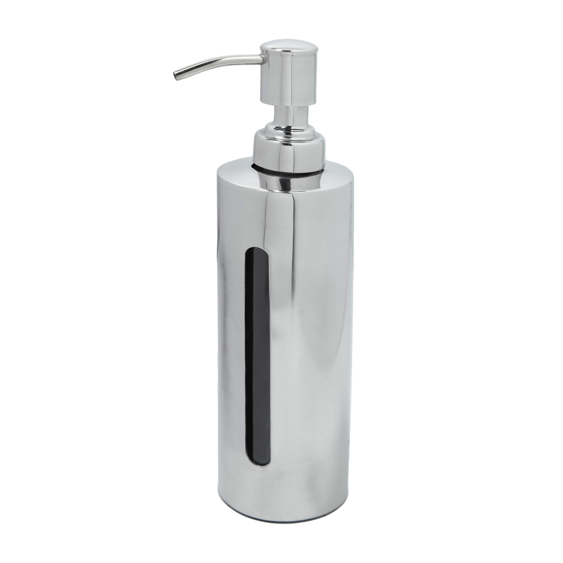 Round Stainless Steel (350 ML) Liquid Soap Dispenser