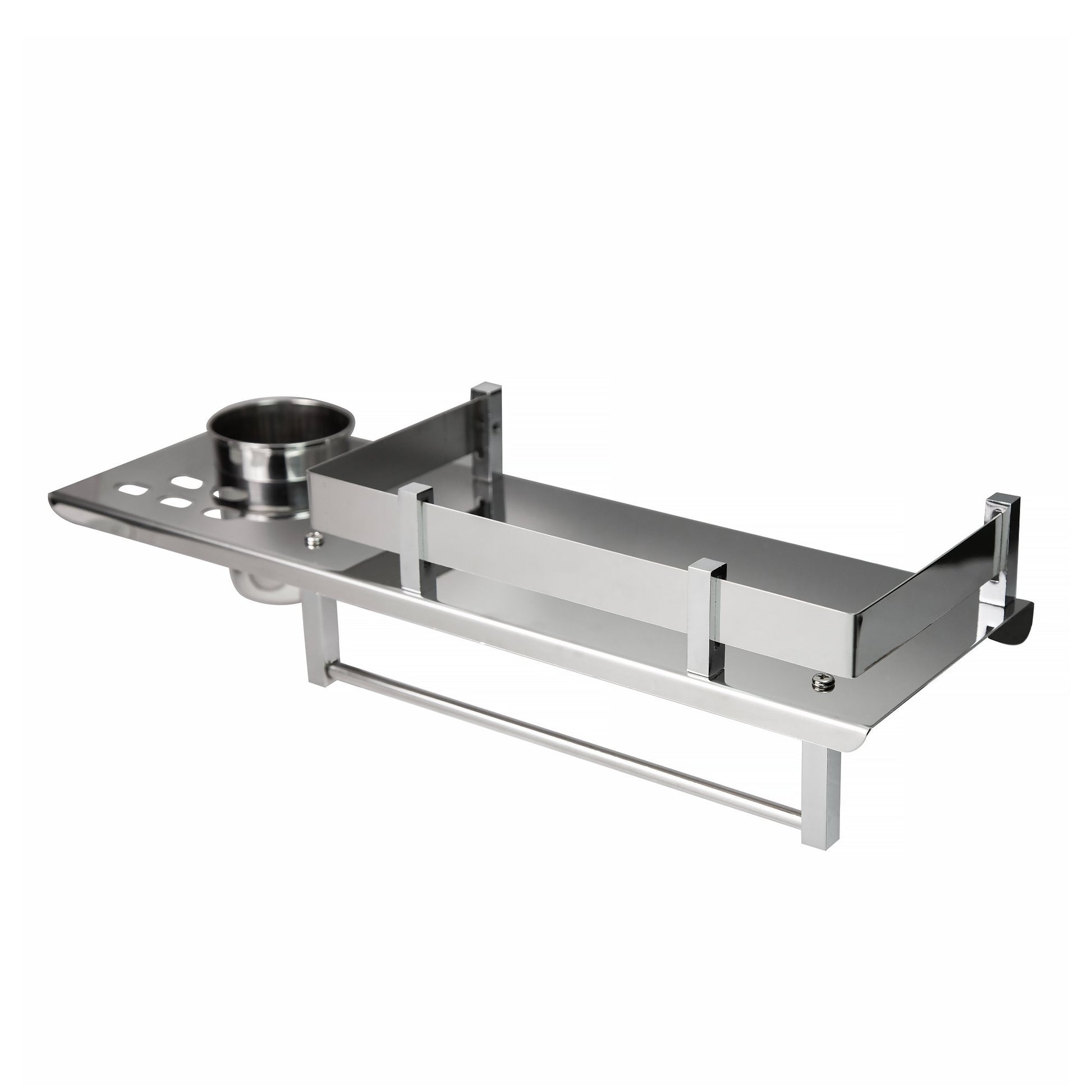 Three In One Stainless Steel Shelf Tray (15 Inches)
