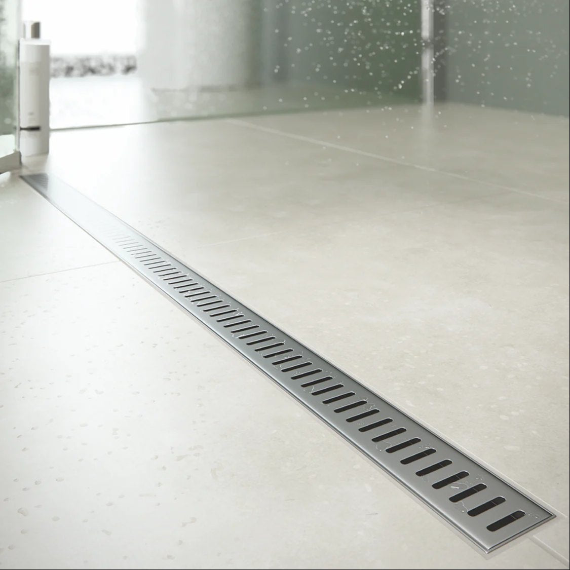 Vertical Shower Drain Channel (24 X 4 Inch) With Cockroach Trap (304 Grade)