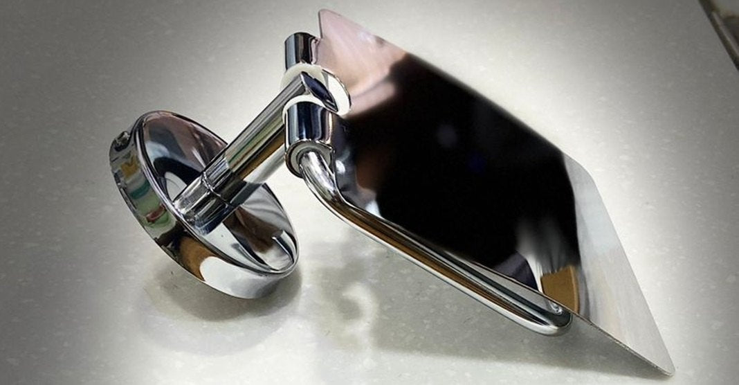 Delux Flap Stainless Steel Paper Holder