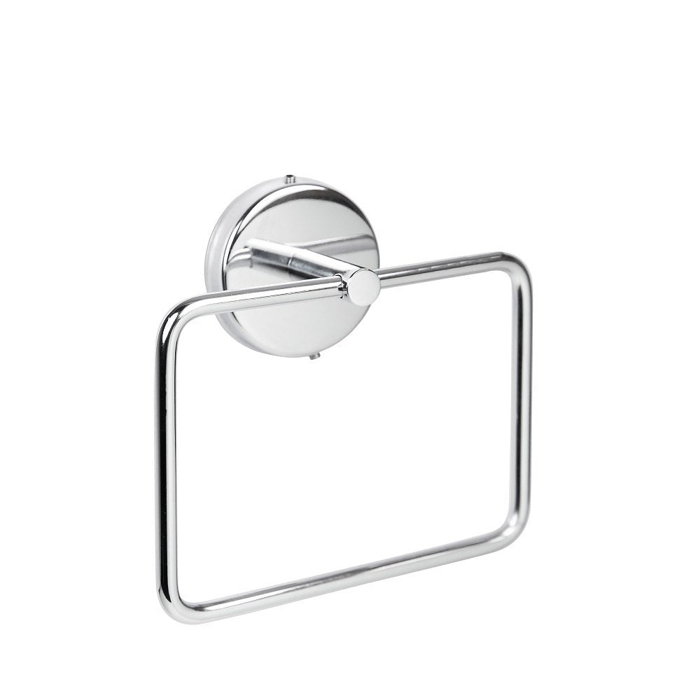 Round Concealed Stainless Steel (Square) Towel Ring