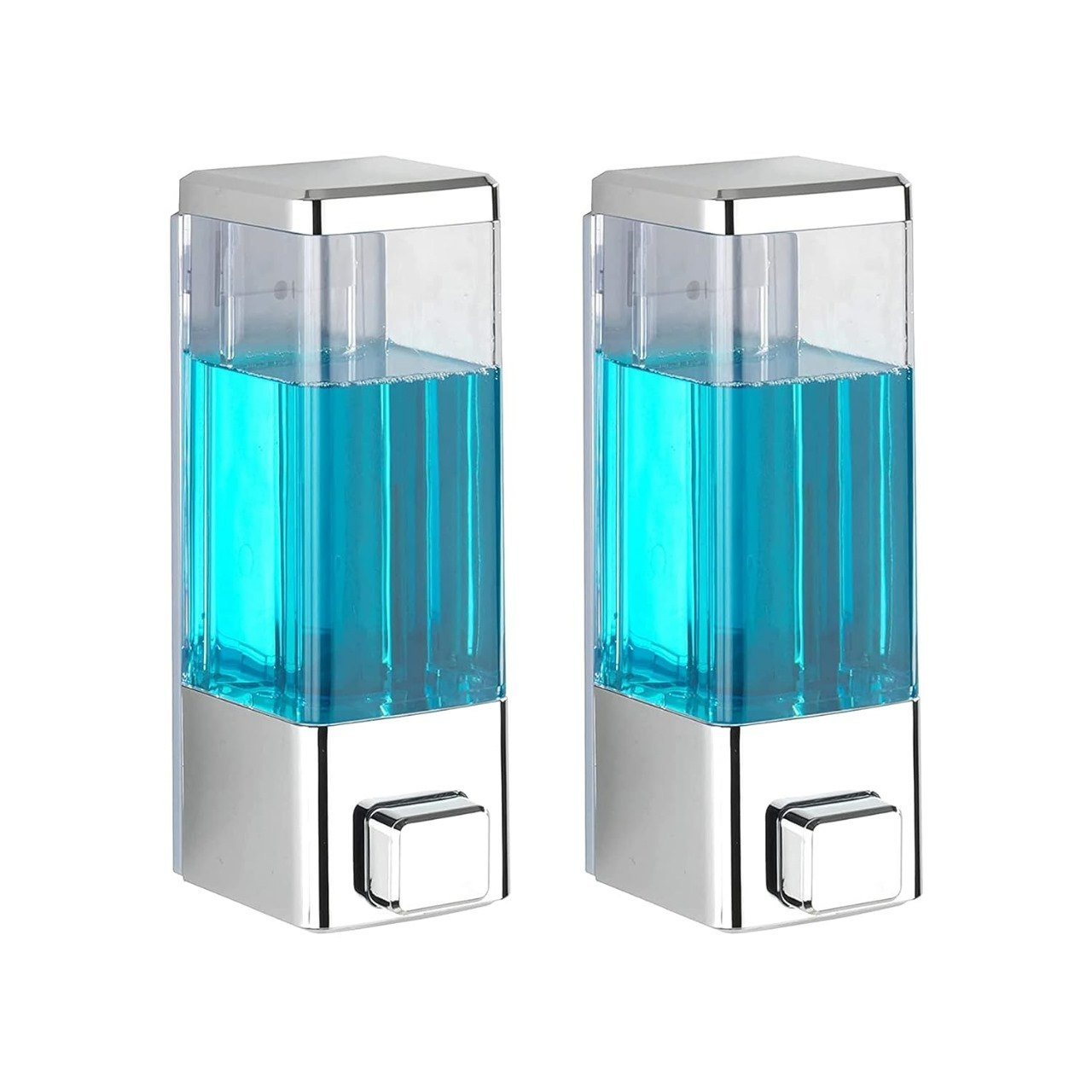 Cubix Chrome (350mL) Liquid Soap Dispenser (ABS)