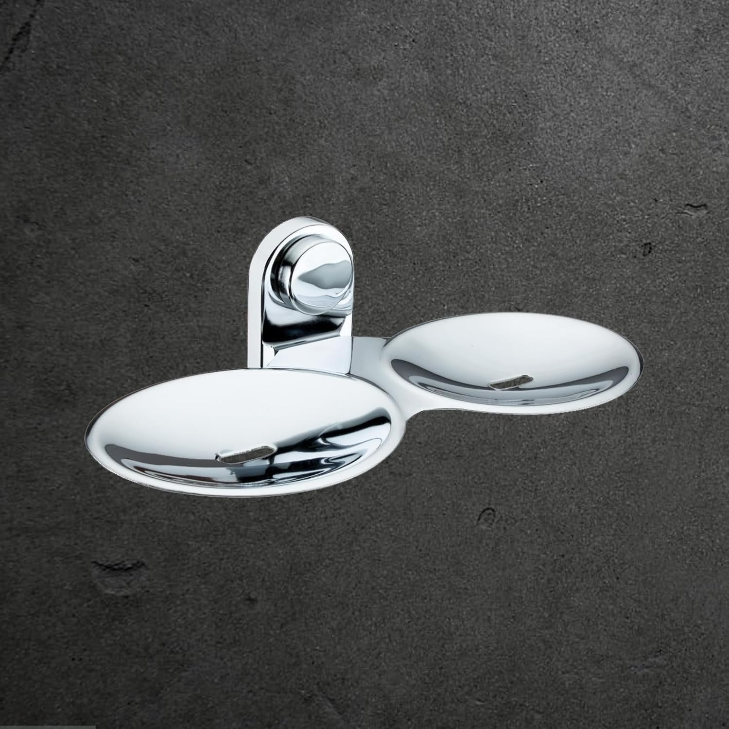 Double Redlay Gehri Brass Soap Dish