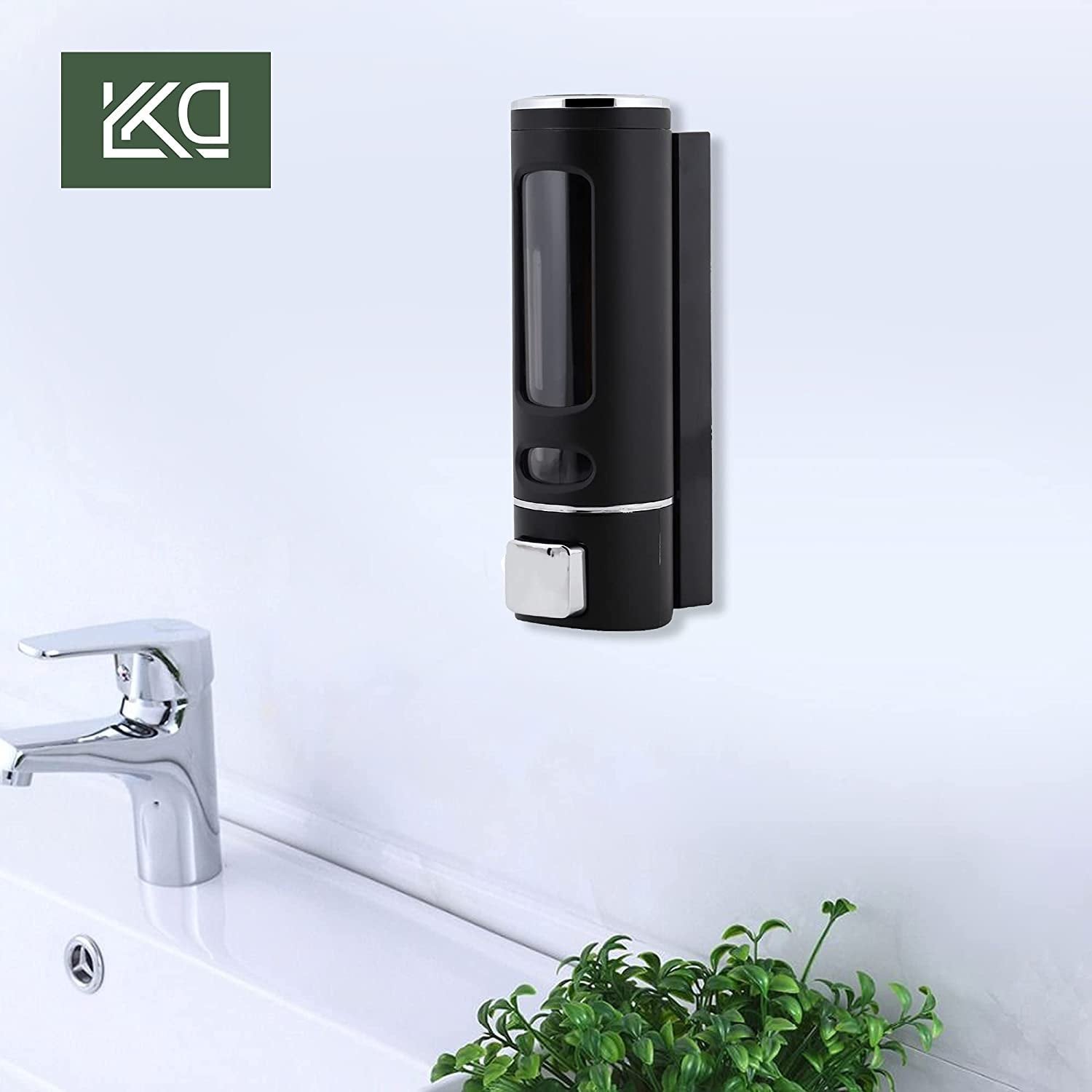 Capsule Black (350mL) Liquid Soap Dispenser (ABS)