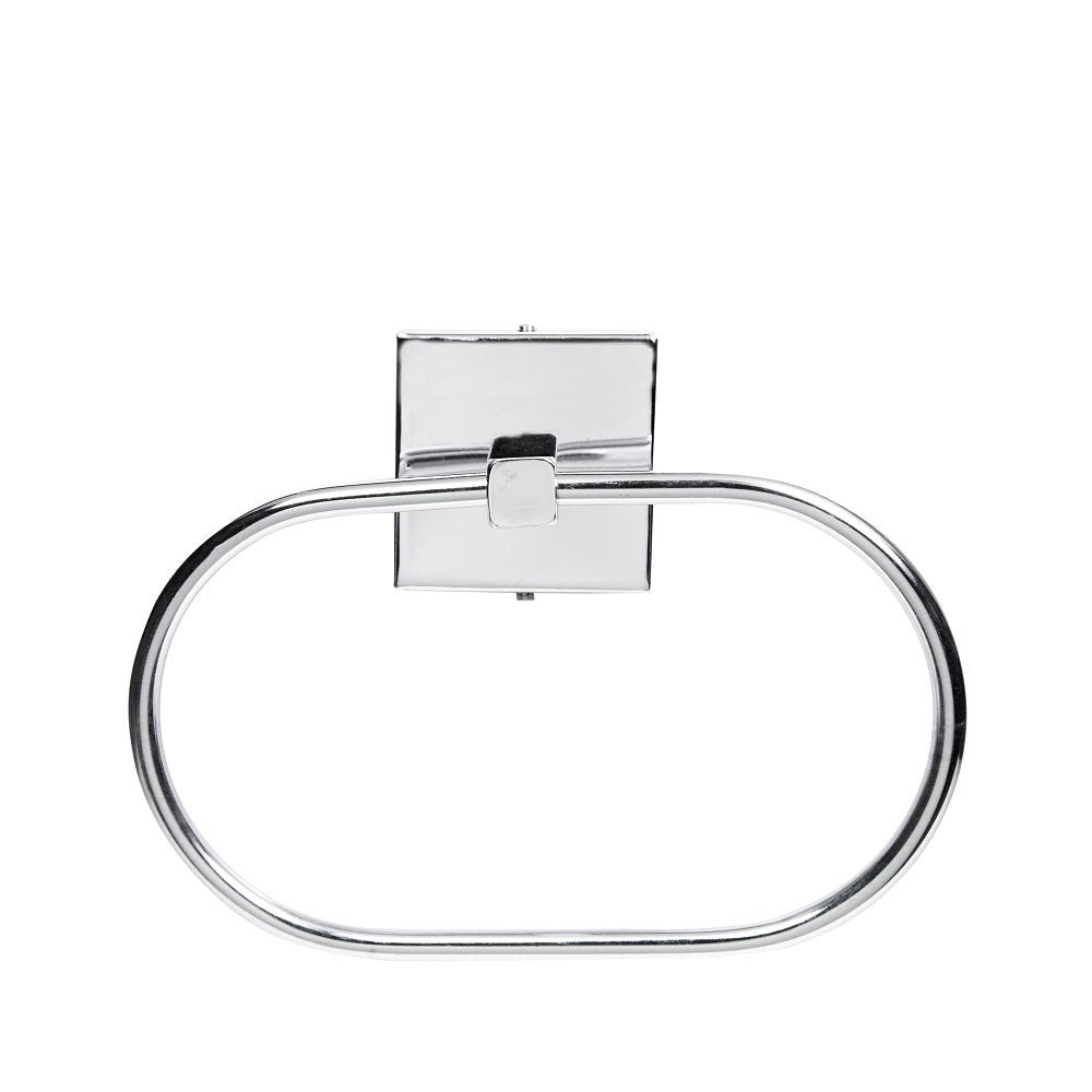 Square Concealed Stainless Steel (Oval) Towel Ring