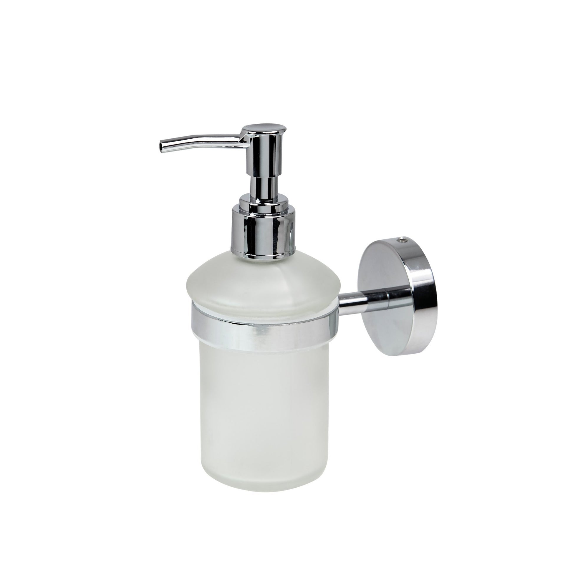 Round Stainless Steel (250mL) Liquid Soap Dispenser (Glass)