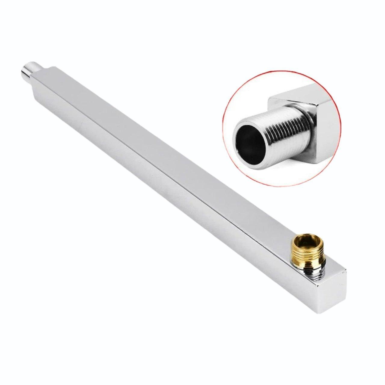Square Brass Nut Shower Arm