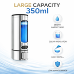 Capsule Chrome (350mL) Liquid Soap Dispenser (ABS)