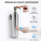 Jaguar Stainless Steel Liquid Soap Dispenser