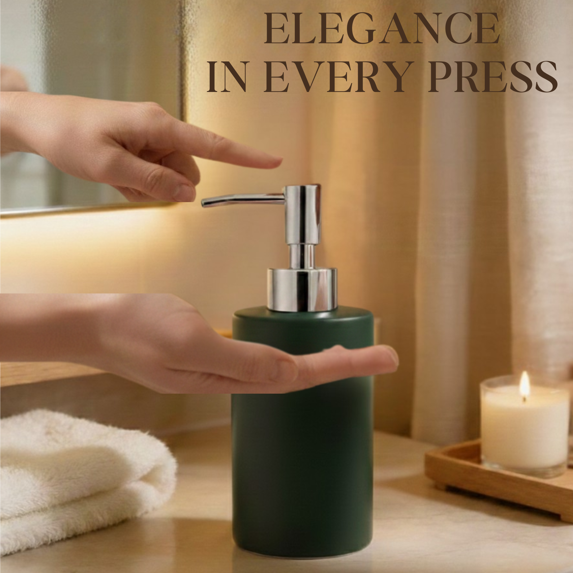 VEER Stainless Steel Liquid Soap Dispenser Pump