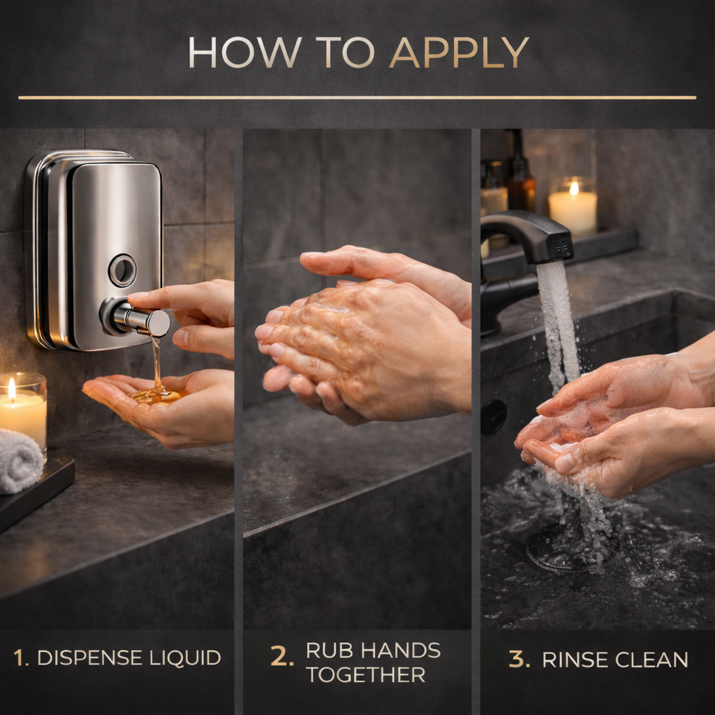 Liquid Soap Dispenser (500mL) Stainless Steel