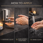 Liquid Soap Dispenser (500mL) Stainless Steel
