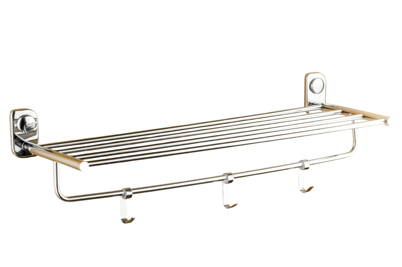 Crystal Stainless Steel Towel Rack (24 Inches)