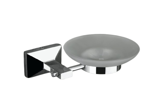 Daizy Stainless Steel (304 Grade) Soap Dish (Glass)
