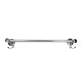 Double Hook Stainless Steel (24 Inches) Towel Rod