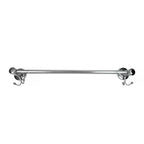 Double Hook Stainless Steel (24 Inches) Towel Rod