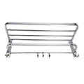 Dual Foldable Stainless Steel Towel Rack (24 Inches)