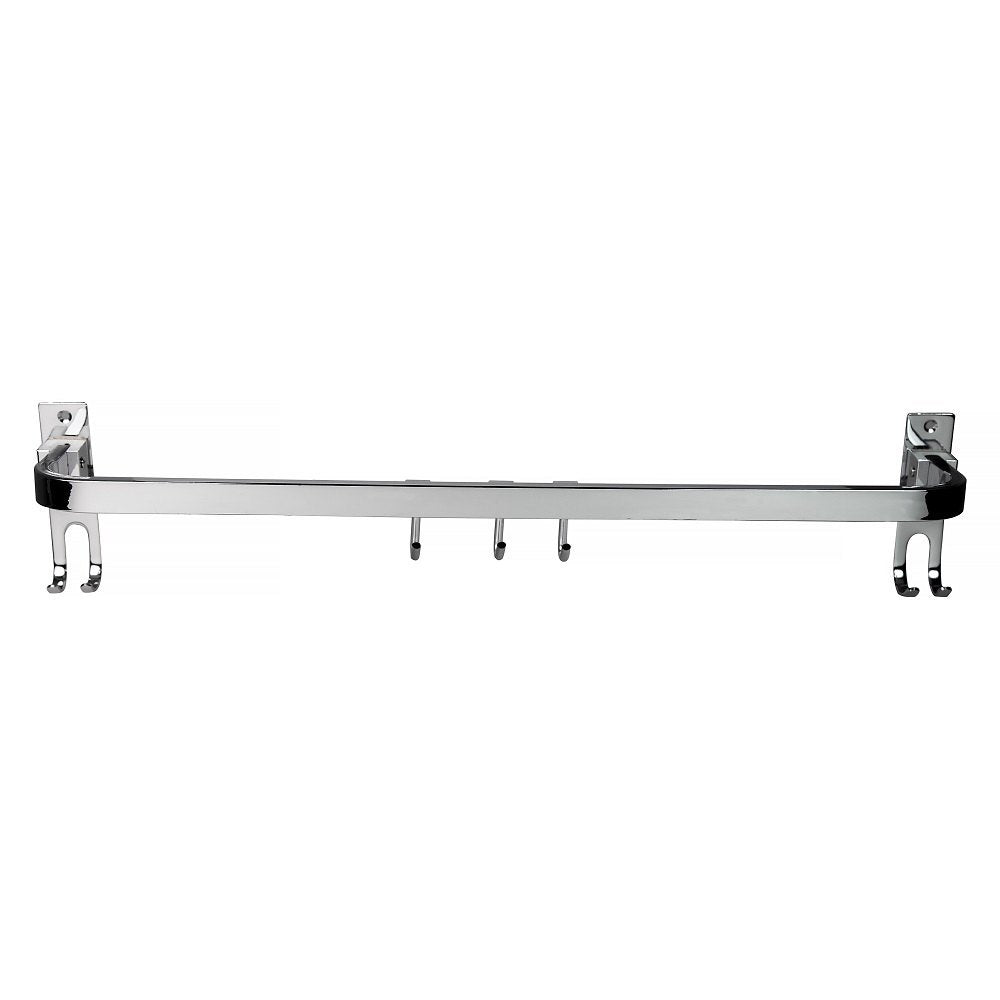 Folding Stainless Steel (24 Inches) Towel Rod