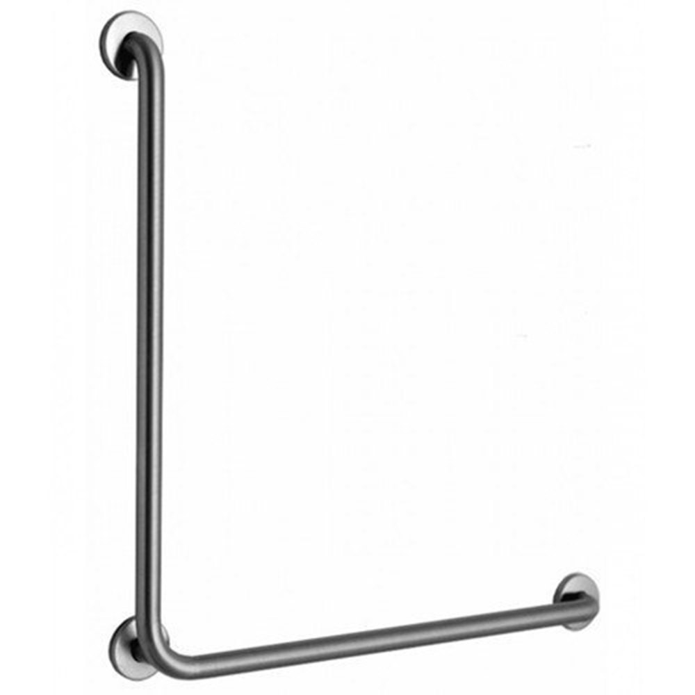 Handicap L - Shape Stainless Steel Grab Bar (24x18 Inches)