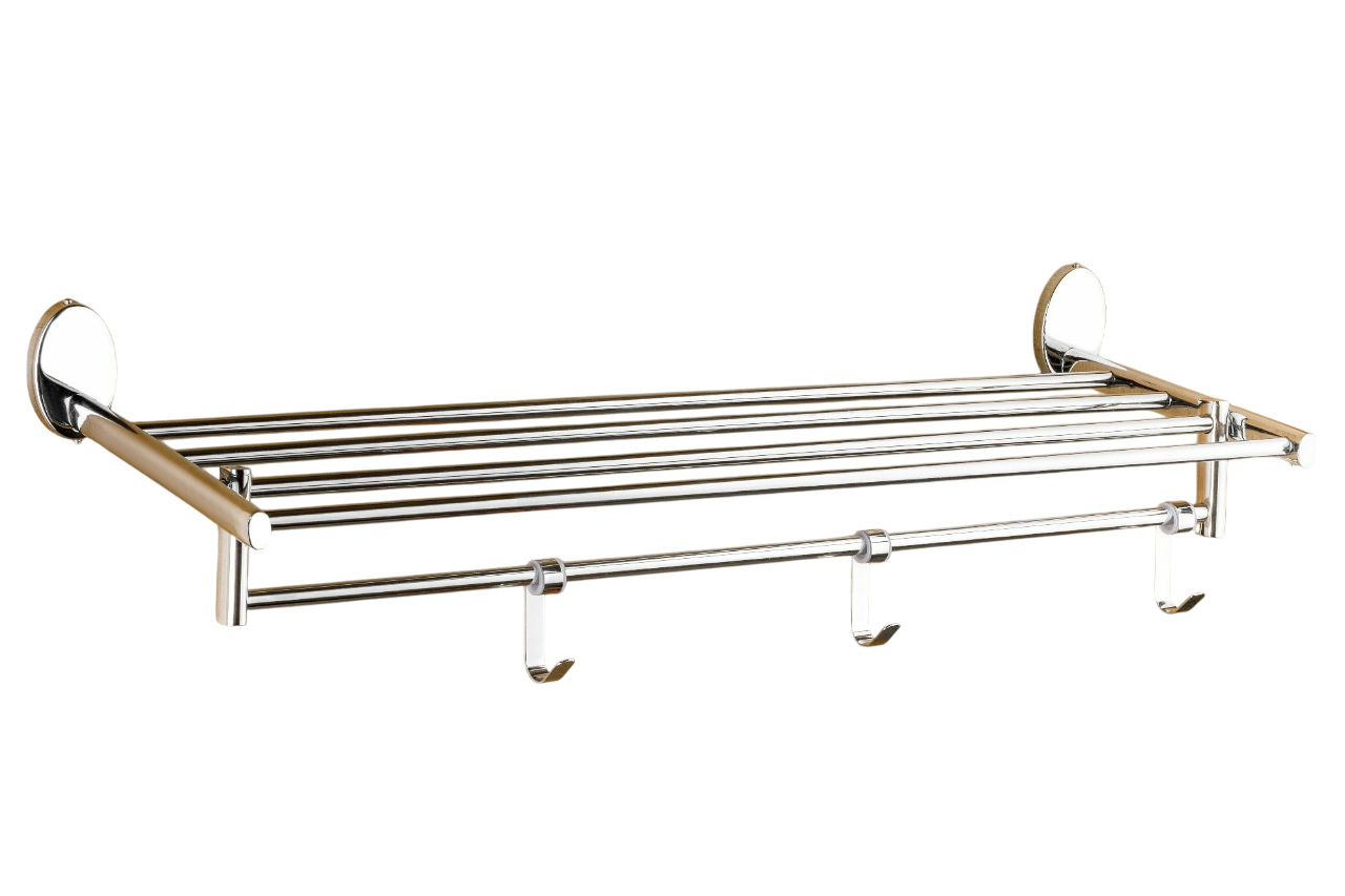 Jewel Stainless Steel Towel Rack (24 Inches)