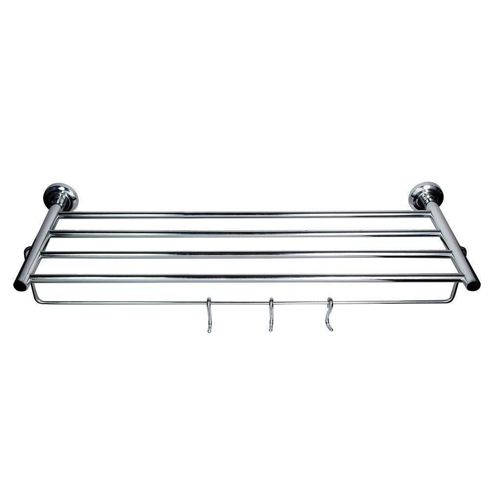 Round Stainless Steel Towel Rack (24 Inches)