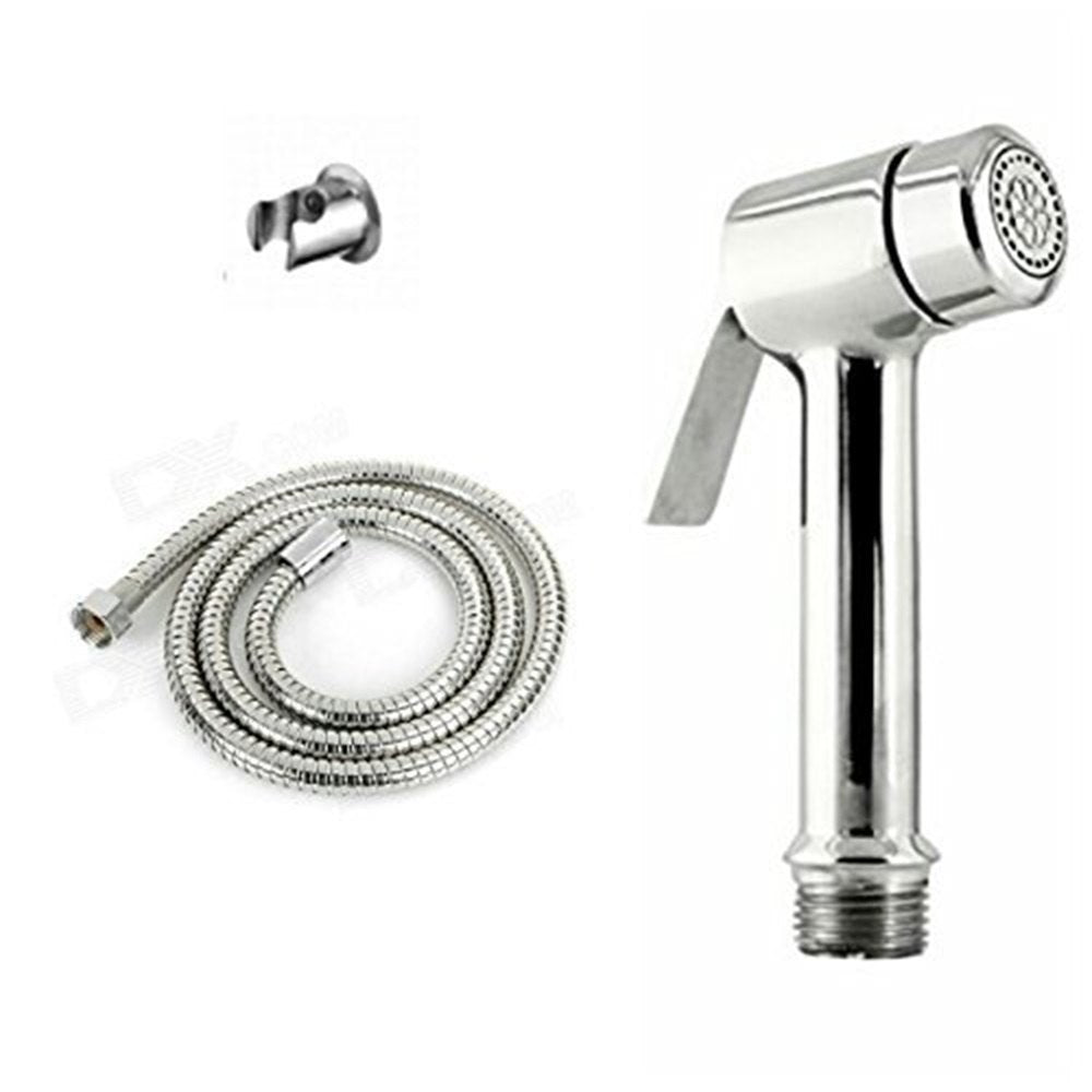 Mahindra Brass Health Faucet With Braided 1 Meter Flexible Hose & Hook