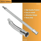 PVC Flexible Waste Pipe with Chrome Finish