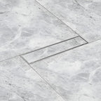 Marble Insert (304 Grade) Shower Drain Channel (12x4 Inches)