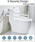 Handicap Foldable Stainless Steel Grab Bar (Nylon)