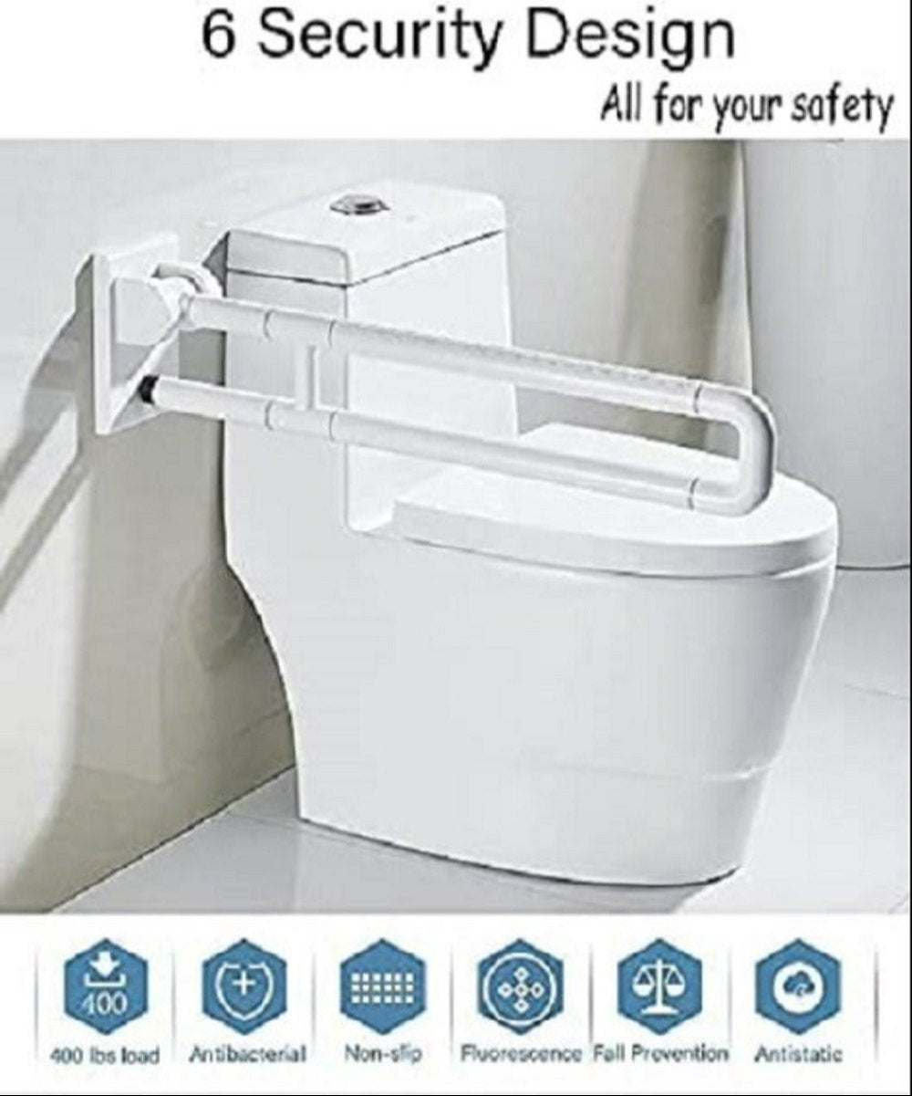 Handicap Foldable Stainless Steel Grab Bar (Nylon)