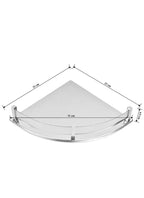 Curve Stainless Steel Corner Shelf Tray