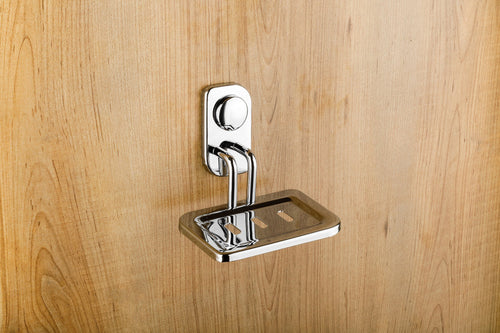 Crystal Stainless Steel Soap Dish