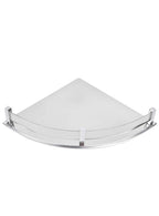 Curve Stainless Steel Corner Shelf Tray