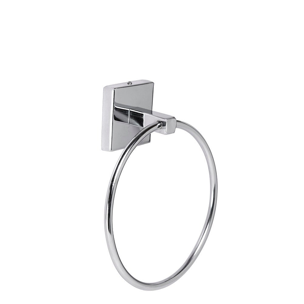 Square Concealed Stainless Steel (Round) Towel Ring