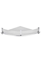 Curve Stainless Steel Corner Shelf Tray