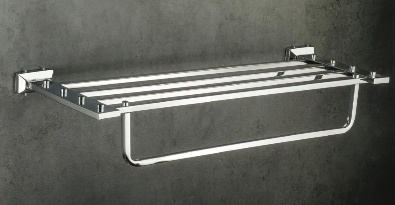 Supreme Stainless Steel 304-Grade Towel Rack (24 Inches)