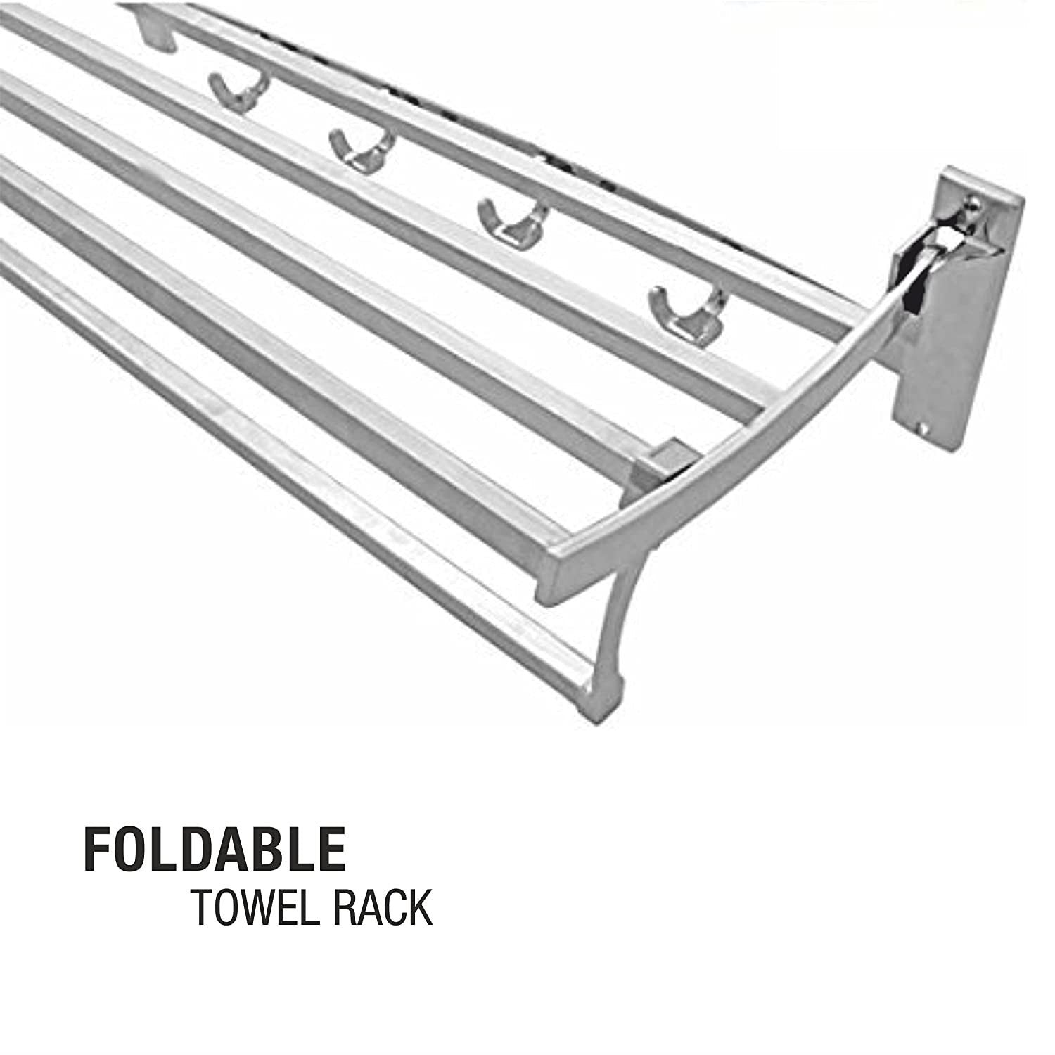 Square Foldable Towel Rack (24 Inches)