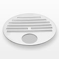 Classic Round Brass Floor Drain With Hole (5 Inches)