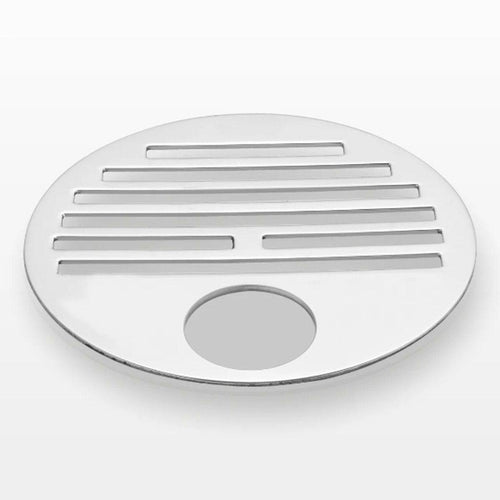 Classic Round Brass Floor Drain With Hole (5 Inches)