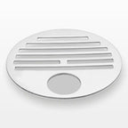 Classic Round Brass Floor Drain With Hole (5 Inches)