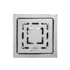Diamond Square 304-Grade Floor Drain With Collar & Cockroach Trap (5x5 Inches)