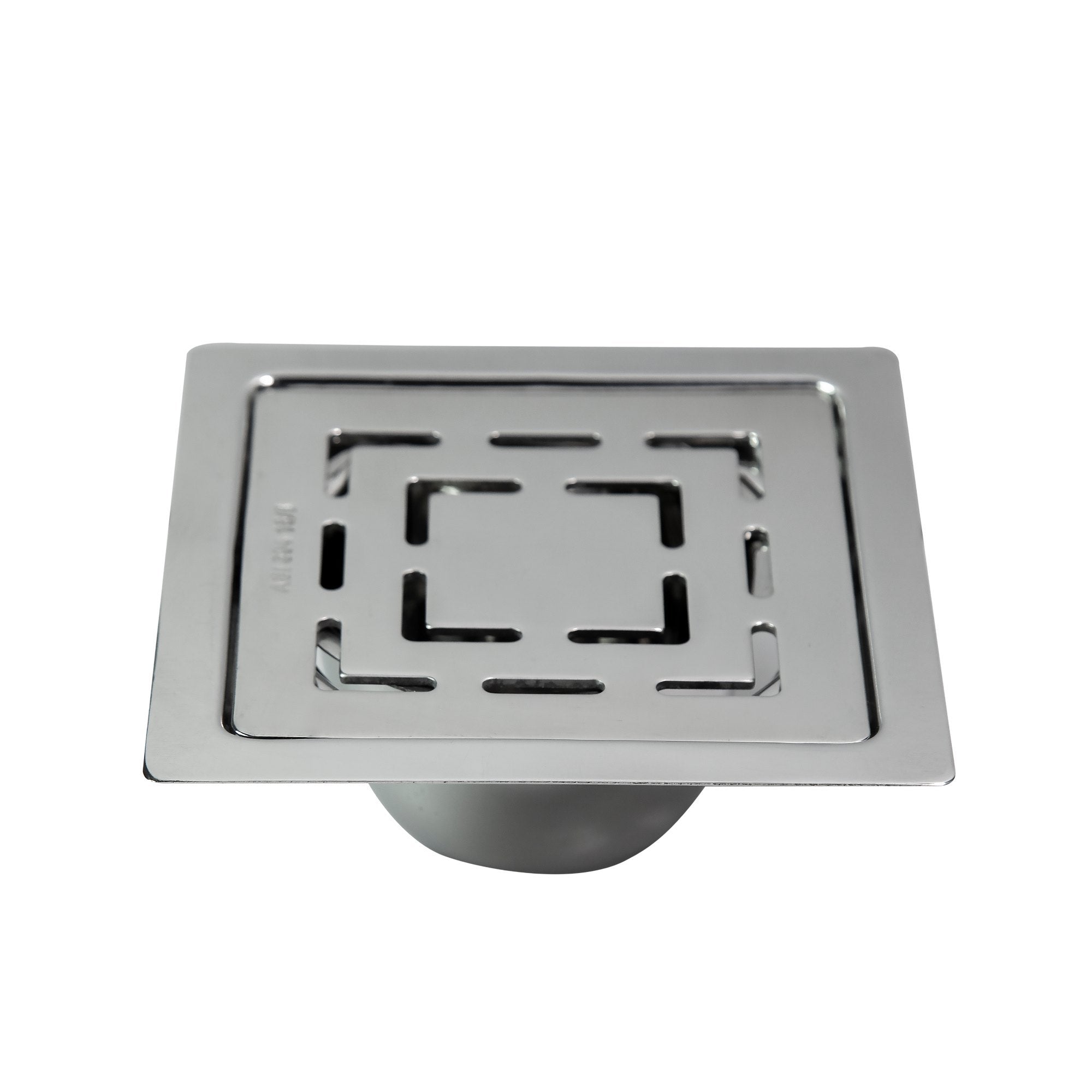 Diamond Square 304-Grade Floor Drain With Collar & Cockroach Trap (5x5 Inches)