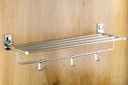 Crystal Stainless Steel Towel Rack (24 Inches)