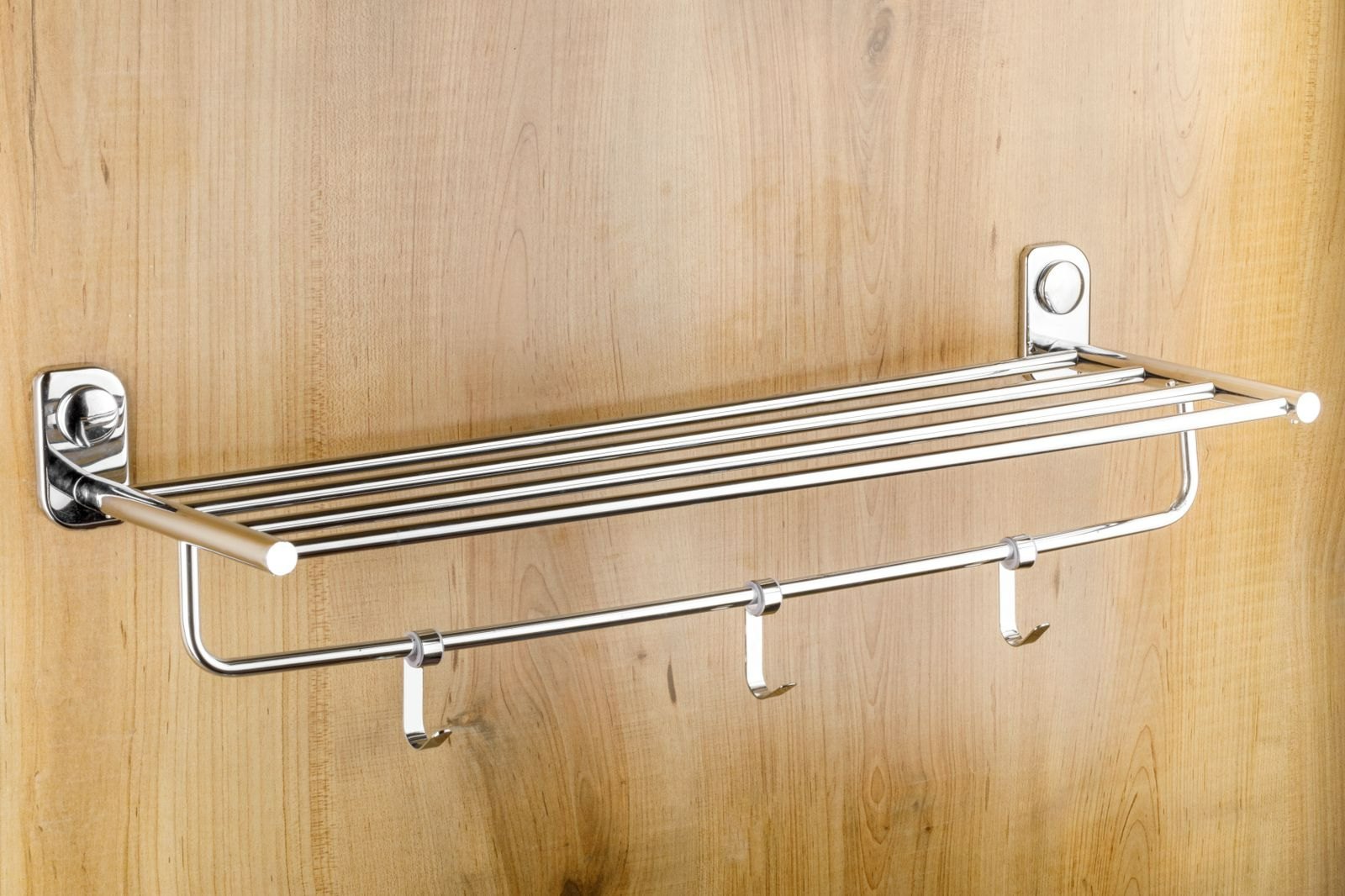 Crystal Stainless Steel Towel Rack (24 Inches)