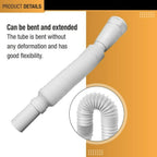 PVC White Flexible Waste Pipe
